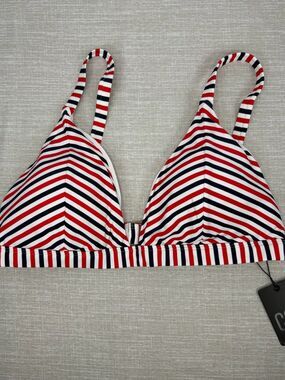 City Chic CCX Women's Plus Size Top- Daisy Print Bikini Size 16 NWT